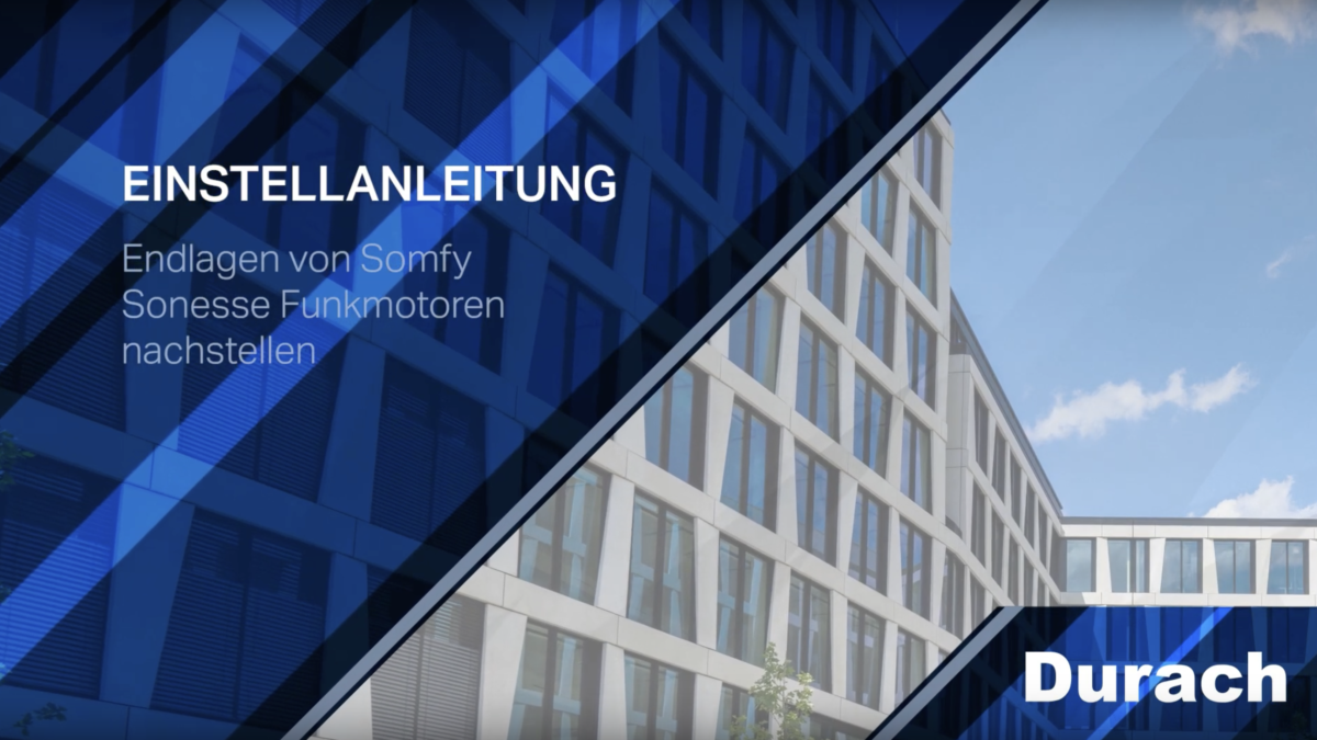 Durach: Montageanleitungen Rolloanlagen